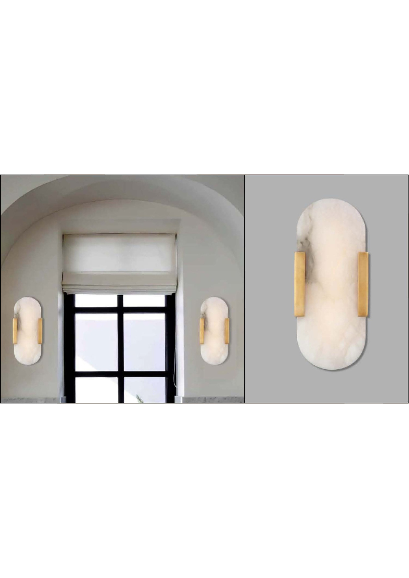 Beyond Lights - Marble Wall Light- GL